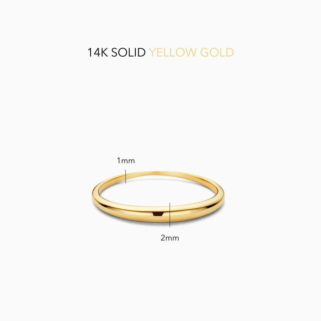 Slim Dome Ring | Gull