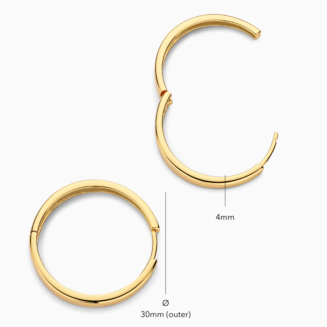 Gia Statement Hoops | Gull