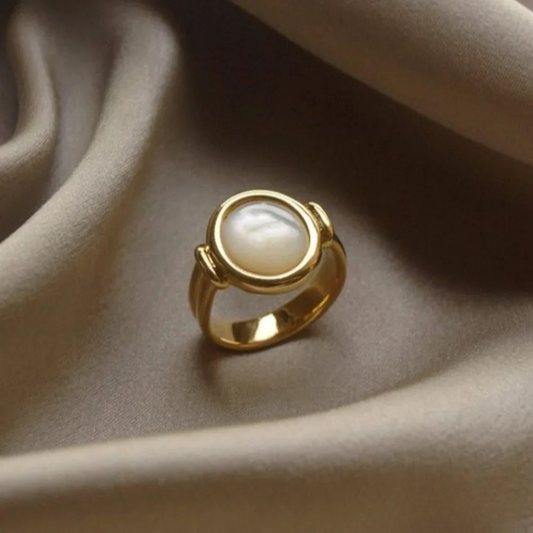 Elegant perle-ring