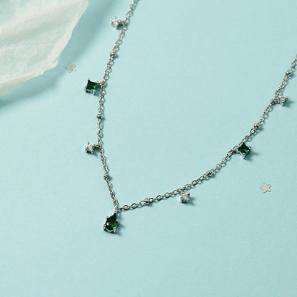 Corinne Delaire Halskjede | Hvitt Gull