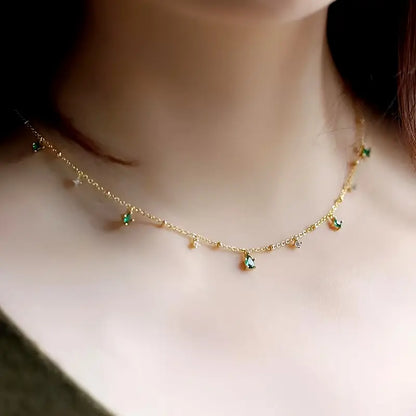 Corinne Delaire Halskjede | Hvitt Gull