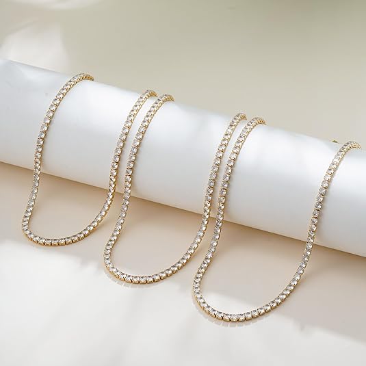 Tennis Halskjede | Gull