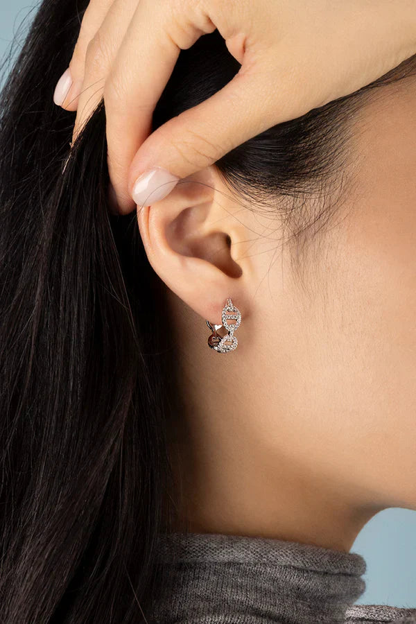 Isla Marina Øredobber | Hvitt Gull