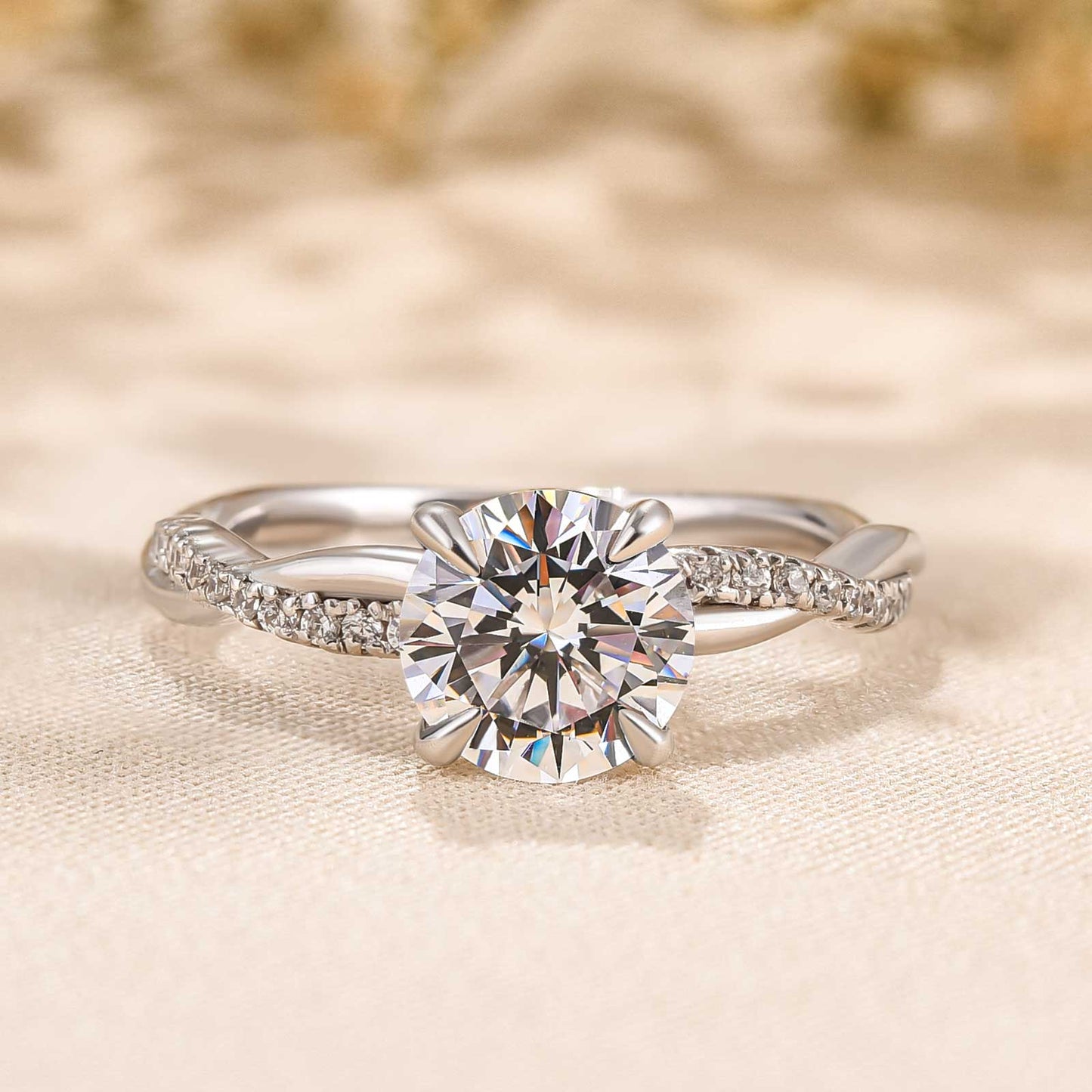 Le Jane Ring | Hvitt Gull