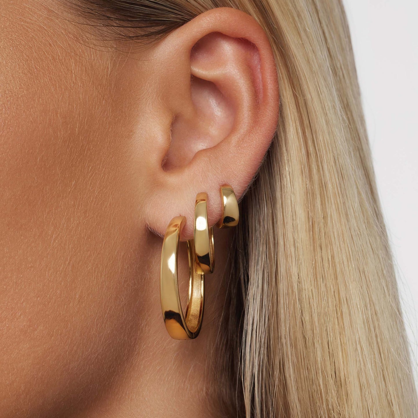 Gia Statement Hoops | Gull