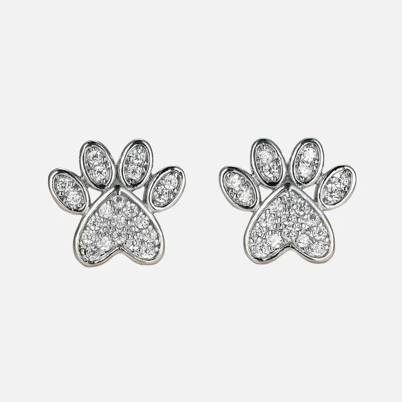 Celestial Paw Studs – Hjerteformet Eleganse