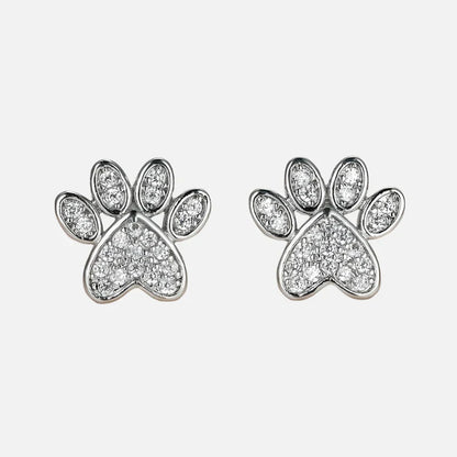 Celestial Paw Studs – Hjerteformet Eleganse