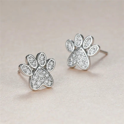 Celestial Paw Studs – Hjerteformet Eleganse