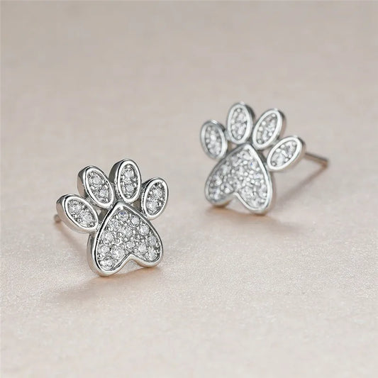 Celestial Paw Studs – Hjerteformet Eleganse