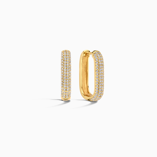 Icon Pavé Hoops | Gull