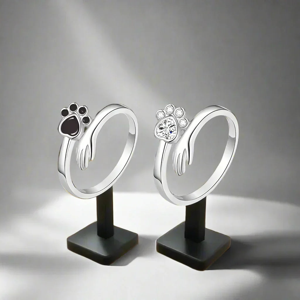 Whispering Paws Justerbar Ring