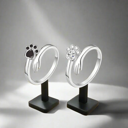 Whispering Paws Justerbar Ring