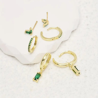 Fiorenza Viridelle Øredobber Sett | Gull