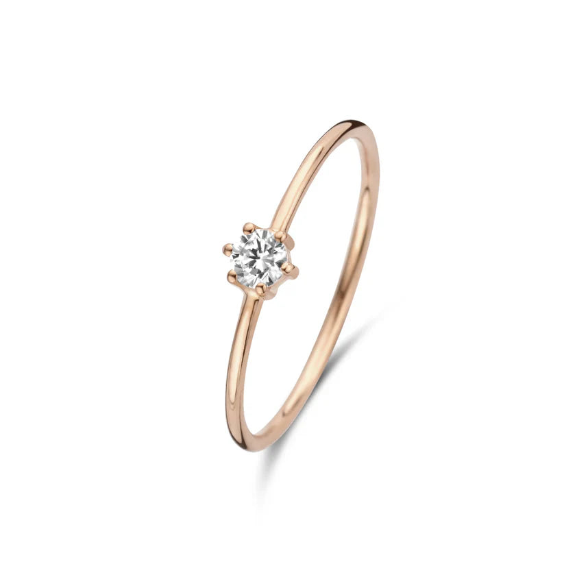 Abella Maris Ring | Hvitt Gull