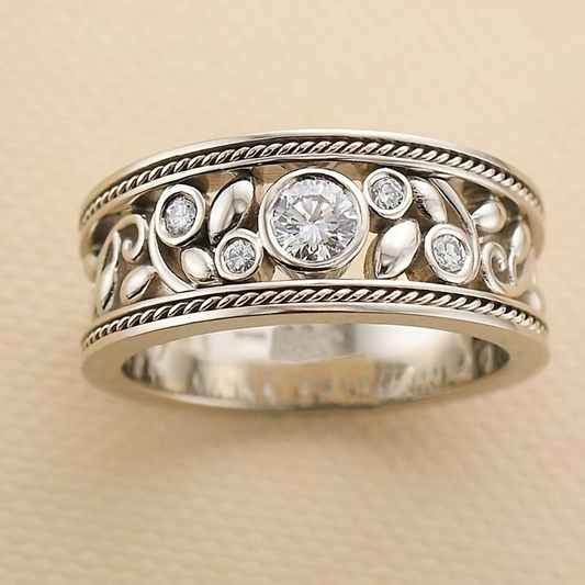 Charm - Sølv & Zirkonia Ring