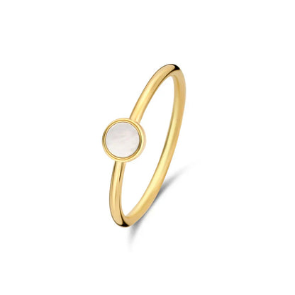 Alina Cirielle Ring | Hvitt Gull