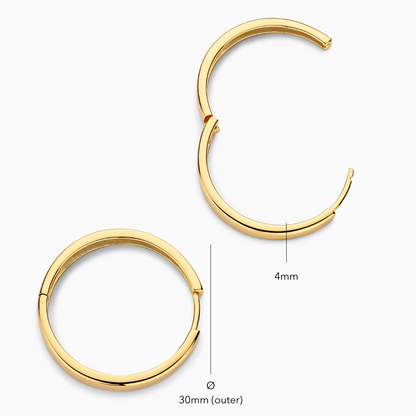 Gia Statement Hoops | Gull