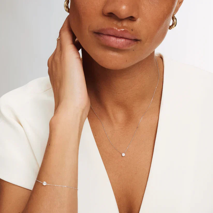 Cléa Steinkjede | Hvitt Gull